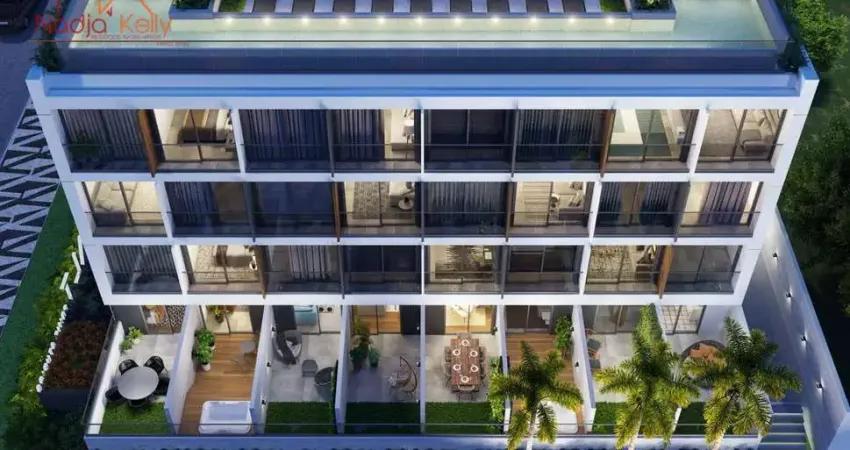 Studio beira mar com 1 dormitório à venda, 24 m² por r$ 324.465 - intermares - cabedelo/pb