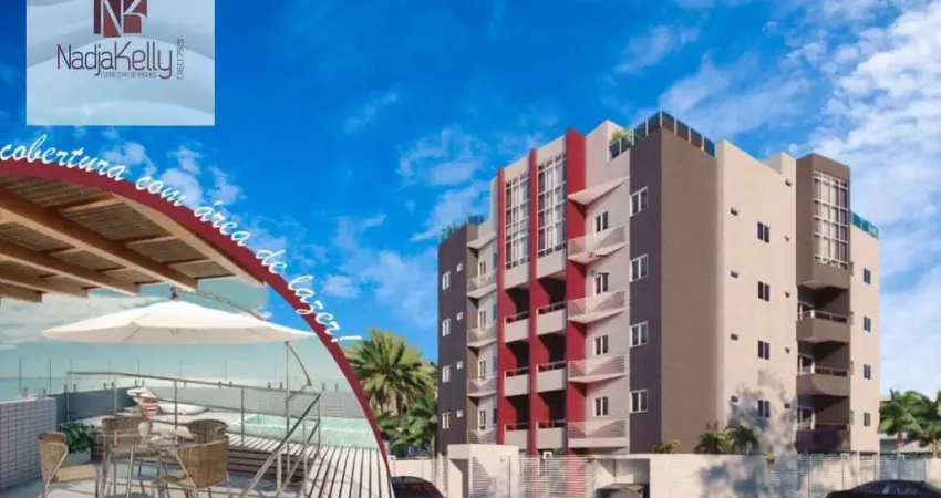 Apartamento com 2 dormitórios à venda, 57 m² por r$ 419.750,00 - ponta de matos - cabedelo/pb