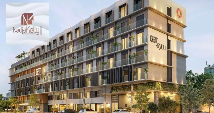 Studio com 1 dormitório à venda, 20 m² por r$ 447.886,00 - jardim oceania - joão pessoa/pb