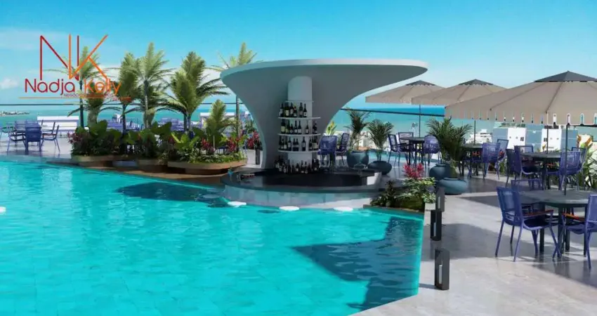 Flat com 1 dormitório à venda, 25 m² por r$ 337.324,44 - bessa - joão pessoa/pb