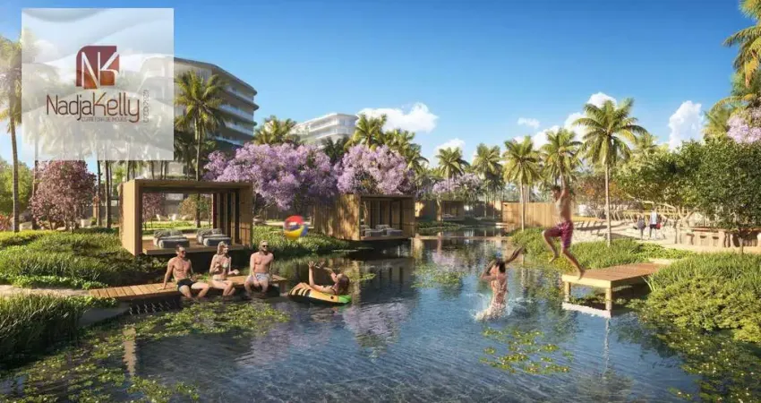 Flat com 1 dormitório à venda, 28 m² por r$ 725.000,00 - ponta de campina - cabedelo/pb