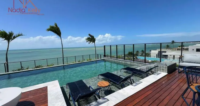 Loft pé na areai com 1 dormitório à venda, 55 m² por r$ 1.045.000 - jardim oceania - joão pessoa/pb