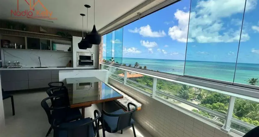 Apartamento com 3 dormitórios à venda, 98 m² por r$ 660.000,00 - carapibus - conde/pb