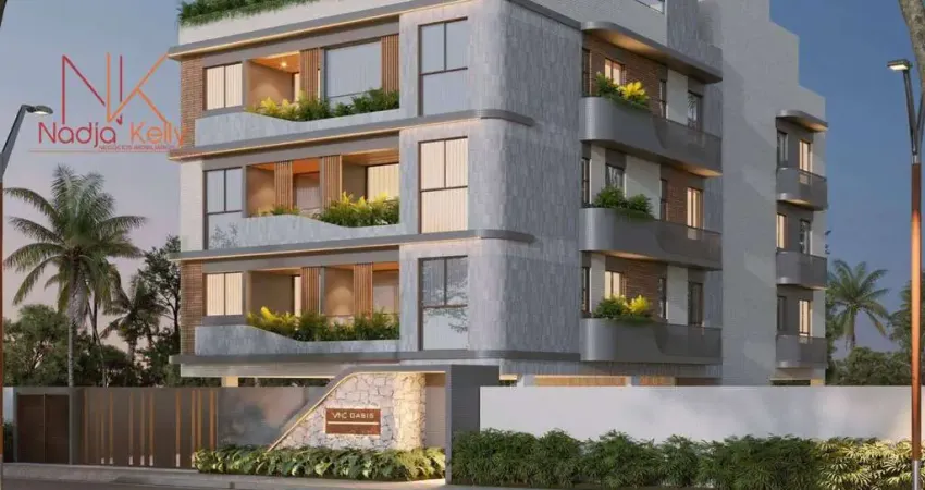 Apartamento com 2 dormitórios à venda, 60 m² por r$ 566.000 - jardim oceania - joão pessoa/pb