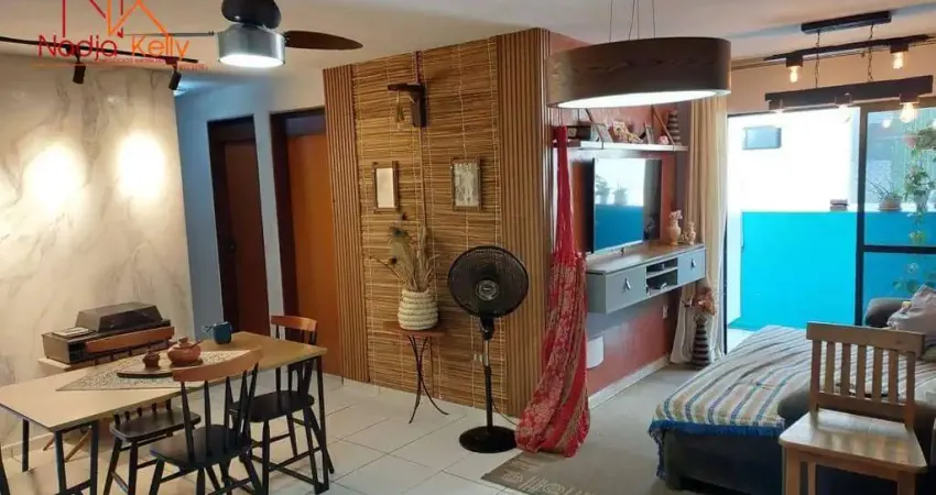 Apartamento mobiliado de 85m² com 3 quartos a venda por r$ 460.000 - jardim oceania - joão pessoa/pb