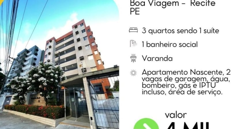 Apartamento com 3 quartos para alugar na Rua Almirante Batista Leão, Boa Viagem, Recife