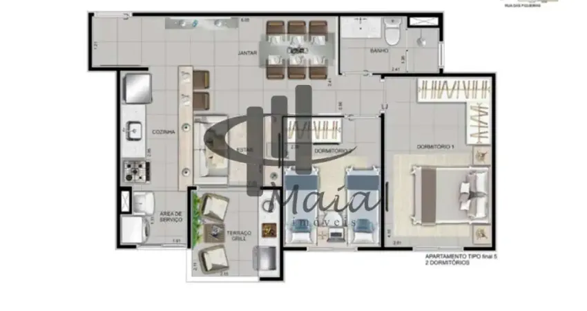 Apartamento com 2 quartos à venda na DAS FIGUEIRAS, R, Jardim, Santo André