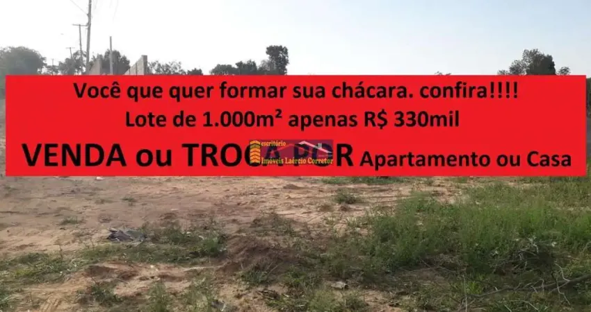 Terreno Venda em Campinas com 1.000m² de área Parque Aeroporto - R$ 430.000,00 Estuda Permutas