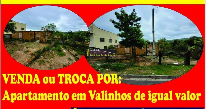Terreno Venda em Itatiba com 1129m² com construção Engenho D`Água - R$ 250mil ou Troca Por Apartamento Valinhos