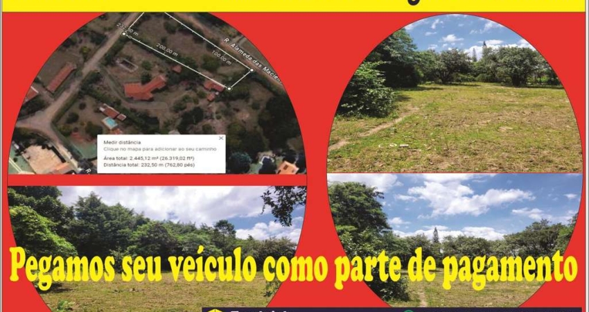 Terreno Venda em Valinhos, Parque Valinhos, 2.460m², Excelente R$ 350.000,00 Aceita Seu Veículo, Financiamento Bancário