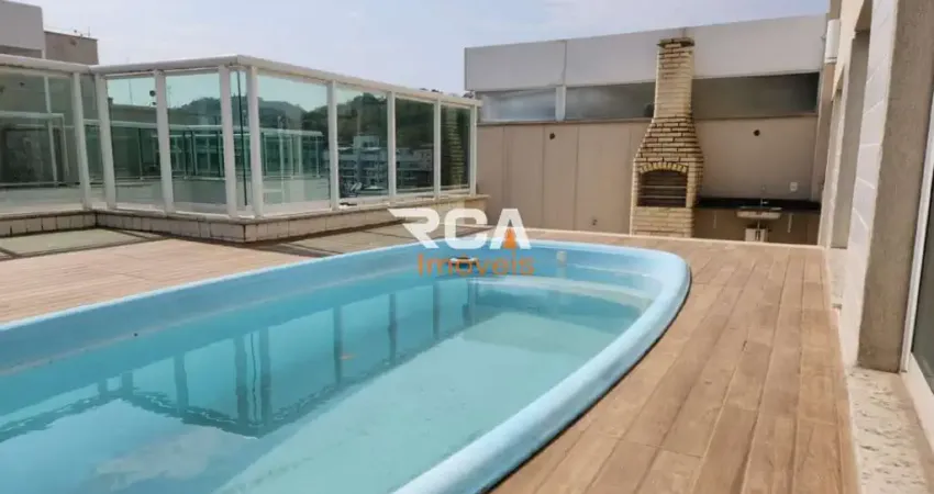 Cobertura para venda em niterói, santa rosa, 2 dormitórios, 1 suíte, 3 banheiros, 2 vagas