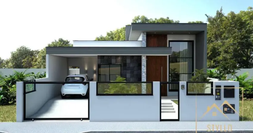 Excelente casa 3 dormitórios 128m² loteamento lisboa iii, são josé - sc