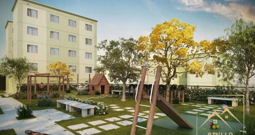 Excelente apartamento com 2 dormitórios a venda, 44,00 m² bela vista sc