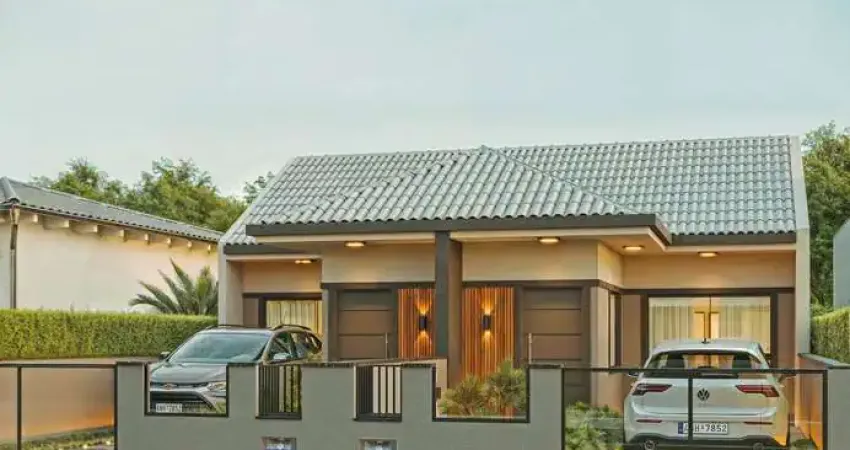 Casa com 2 dormitórios a venda, 48,00 m² loteamento lisboa 3 são josé sc