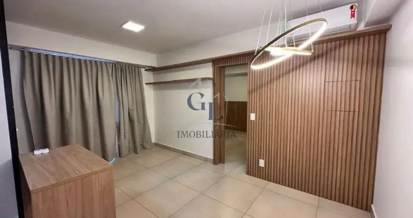 Aluga Apogeu 01 dorm, 42 M2 completo Planejados, frente Presidente Vargas em RIbeirao preto.