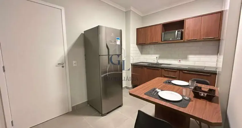 Apto para locacao com 38 m2 com planejados e mobilia condominio set prime - avenida do cafe proximo a usp-hc rp