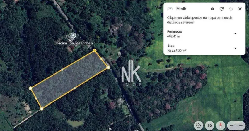 Área à venda, 20455 m² por r$ 1.500.000,00 - alphaville graciosa - pinhais/pr