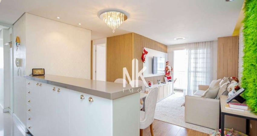 Apartamento com 3 dormitórios à venda, 70 m² por R$ 680.000,00 - Capão Raso - Curitiba/PR