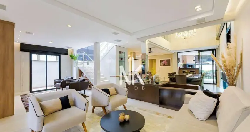 Casa com 3 dormitórios à venda, 297 m² por r$ 2.300.000,00 - pinheirinho - curitiba/pr