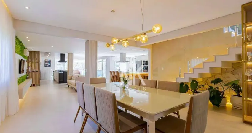 Casa com 4 dormitórios à venda, 463 m² por r$ 5.500.000,00 - alphaville graciosa - pinhais/pr