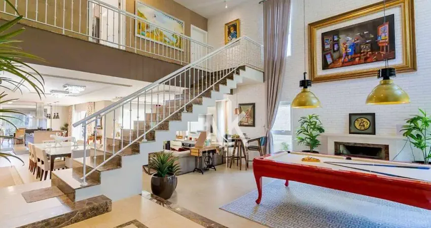 Casa com 5 dormitórios à venda, 550 m² por r$ 4.950.000,00 - alphaville graciosa - pinhais/pr