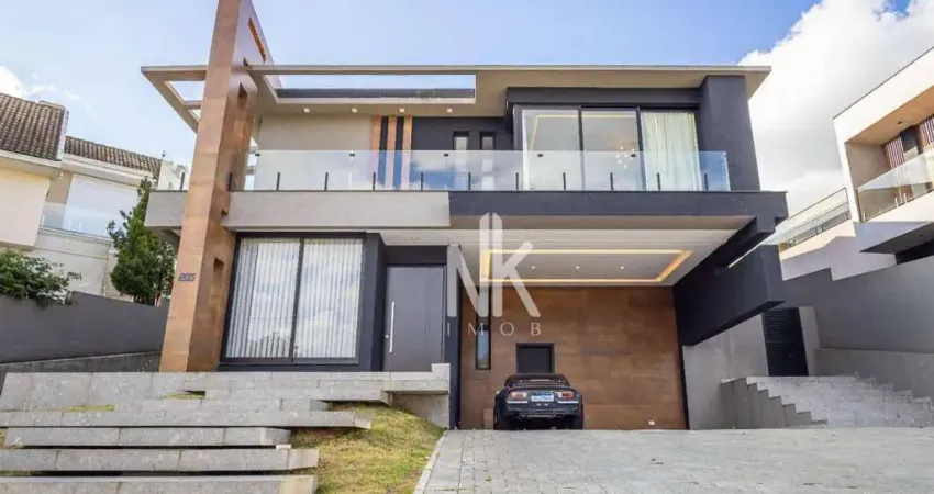 Casa no alphaville graciosa com 3 suítes, 403 m² por r$ 4.490.000 - pinhais/pr