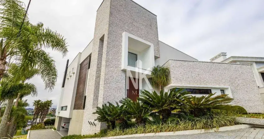 Casa com 4 dormitórios (3 suítes) à venda, 540 m² por r$ 6.900.000 - alphaville graciosa - pinhais/pr