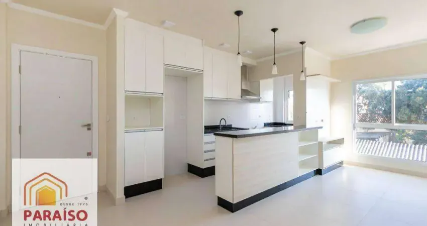 Apartamento com 3 dormitórios para alugar, 55 m² no  bairro alto - curitiba/pr