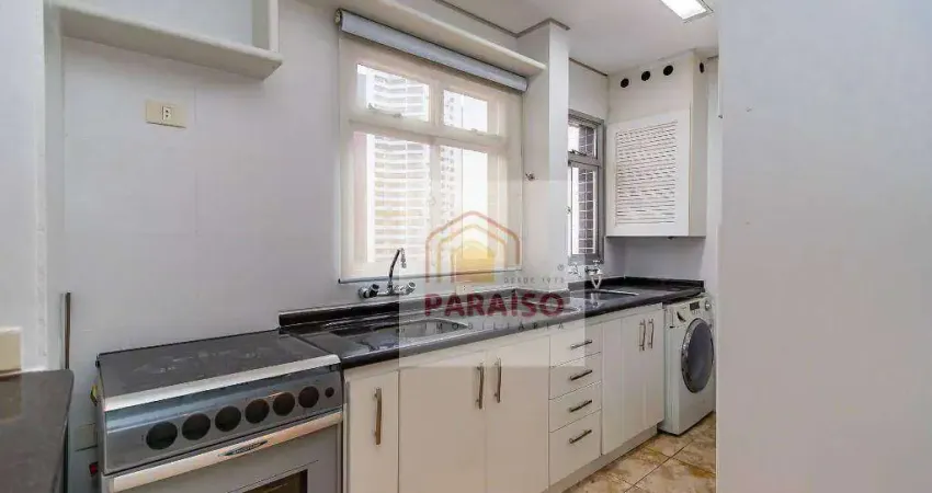Apartamento com 2 dormitórios para alugar, 78 m² no  água verde - curitiba/pr
