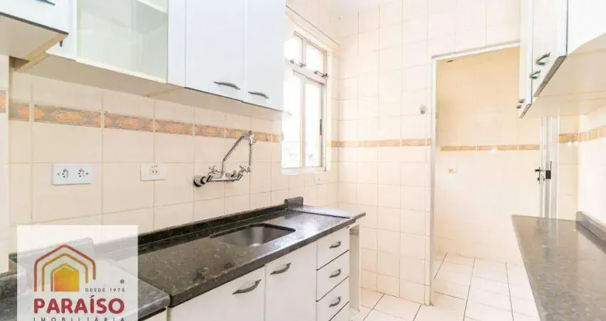 Apartamento com 2 dormitórios para alugar, 59 m² no boa vista - curitiba/pr