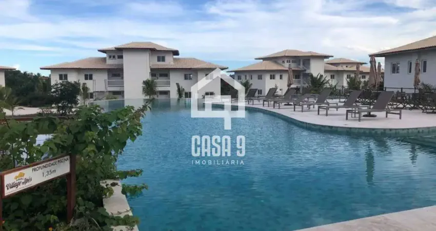 Apartamento 2 quartos térreo Village dos Ypes condomínio Piscinas Naturais Praia do Forte Bahia