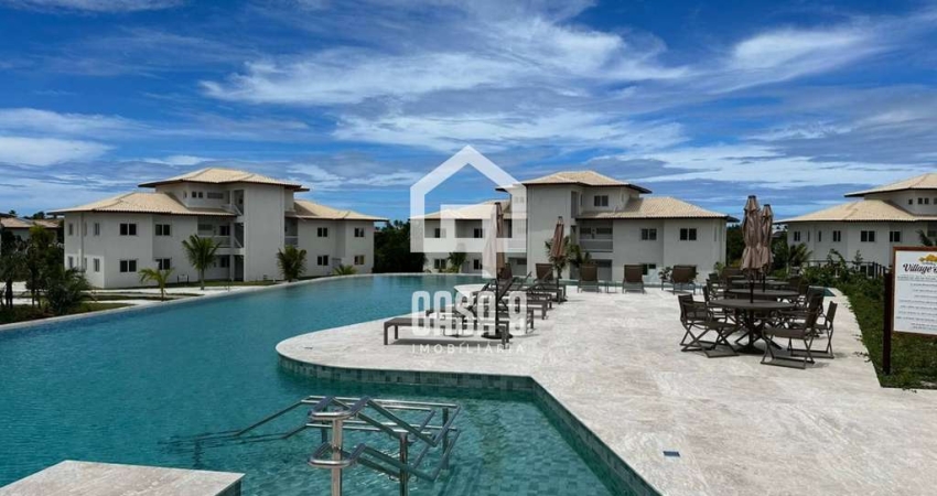 Apartamento novo térreo com 2 quartos a venda no condomínio Village dos Ipes Piscinas Naturais Praia do Forte Bahia