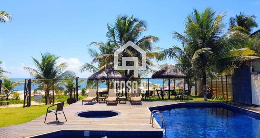 Apartamento Duplex em condomínio pé na areia Itacimirim Bahia