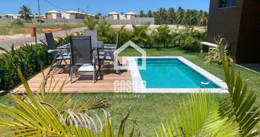 Apartamento nunca habitado com piscina privativa 2 suítes em Imbassaí Bahia