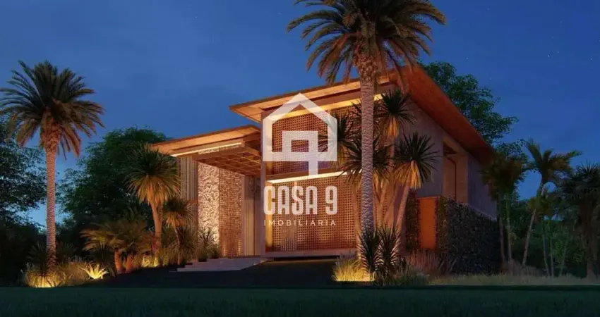 Terreno a venda com projeto arquitetônico no condomínio jacarandás no complexo piscinas naturais em praia do forte bahia