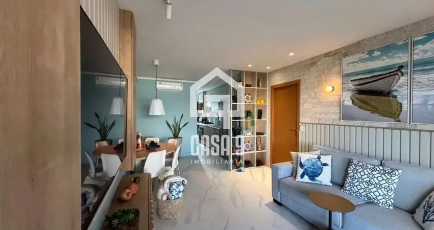 Apartamento mobiliado com 3 quartos pé na areia à venda em itacimirim bahia