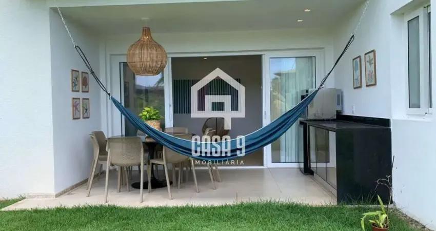Apartamento térreo 3 quartos mobiliado a venda no Village dos Ipes condomínio Piscinas Naturais Praia do Forte Bahia