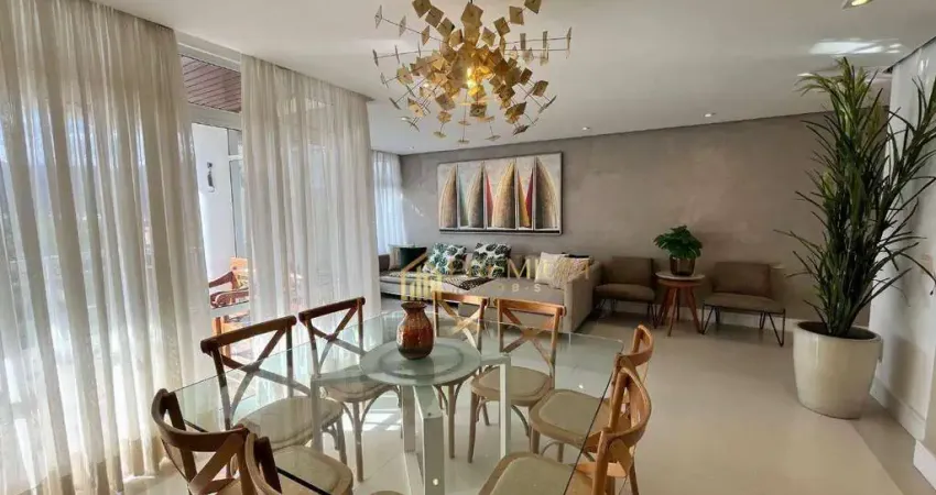Apartamento com 3 dormitórios, 112 m² - venda por R$ 1.100.000,00 ou aluguel por R$ 7.100,00/mês - Indaiá - Caraguatatuba/SP