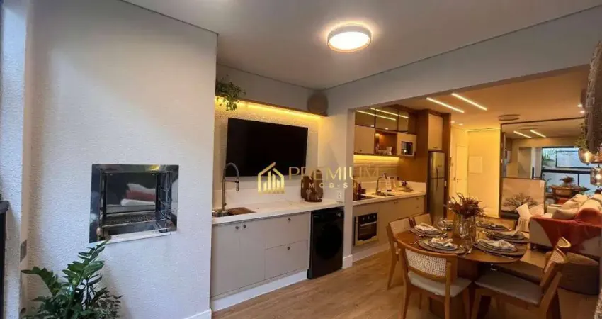 Apartamento com 2 dormitórios à venda, 69 m² por r$ 466.000,00 - porto novo - caraguatatuba/sp