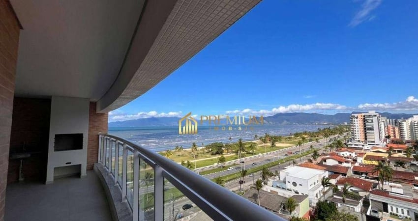 Apartamento com 3 dormitórios à venda, 140 m² por r$ 2.200.000,00 - indaiá - caraguatatuba/sp