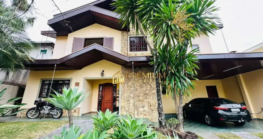 Sobrado com 4 dormitórios à venda, 250 m² por r$ 3.500.000 - analisa permuta por apto menor valor)pqe res aquarius - são josé dos campos/sp