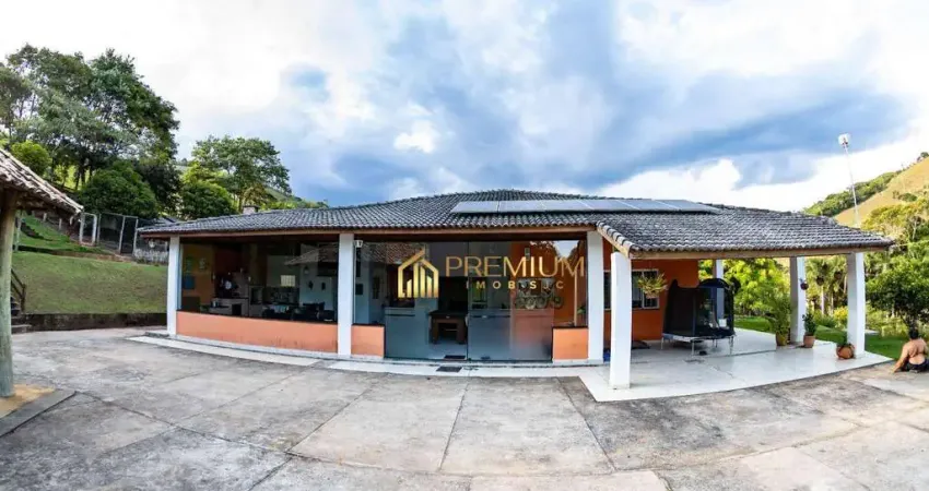 Chácara com 3 dormitórios à venda, 34000 m² por r$ 2.200.000,00 - vila são germano - paraibuna/sp