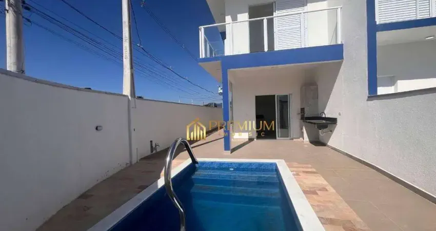 Sobrado com 3 dormitórios à venda, 120 m² por R$ 550.000 - Balneário Recanto Do Sol - Caraguatatuba/SP