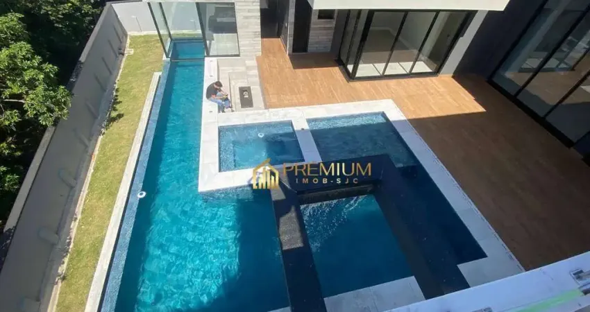 Sobrado com 5 dormitórios à venda, 630 m² por r$ 8.500.000,00 - condomínio reserva do paratehy - são josé dos campos/sp