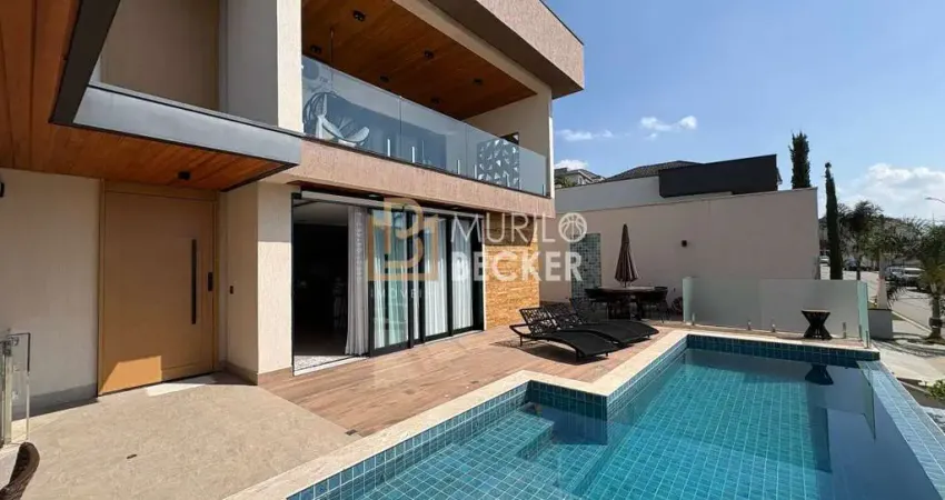 Casa á venda 3 suítes e piscina - 355 m² no residencial jaguary - urbanova