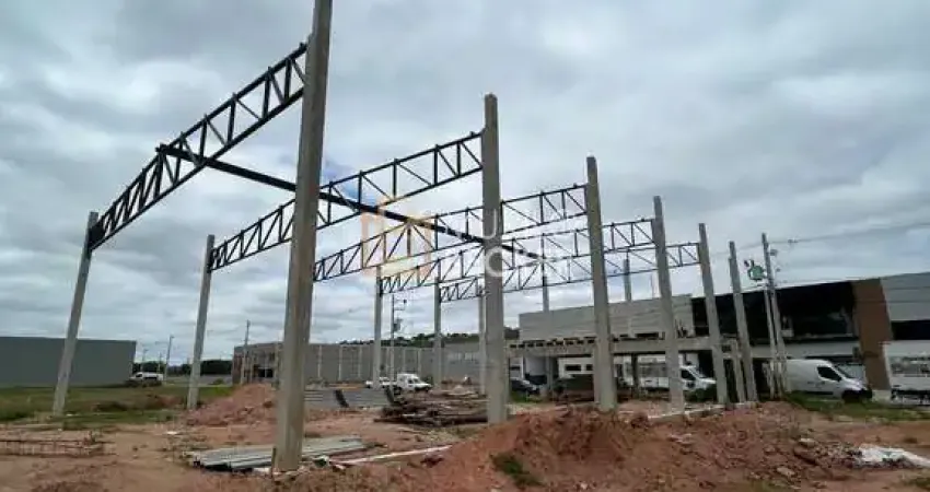 Terreno com estrutura de galpão - condomínio industrial multiplus ii