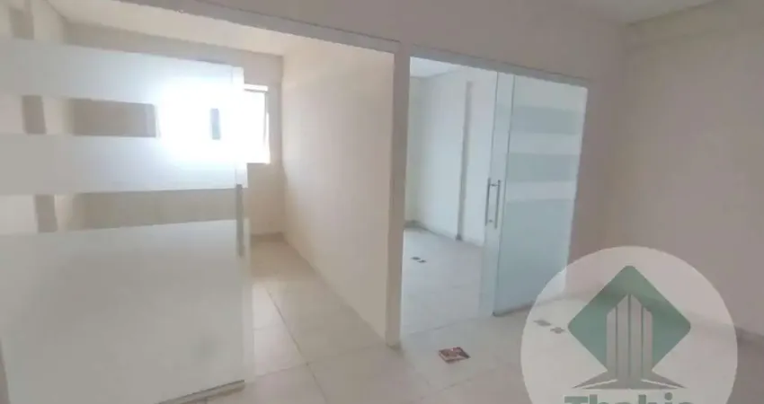 Sala comercial com 3 salas para alugar na Avenida Senador Feijó, Vila Mathias, Santos