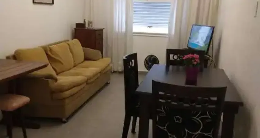 Apartamento na pompéia em santos, 1 dormitório, sala, cozinha, banheiro, primeiro andar