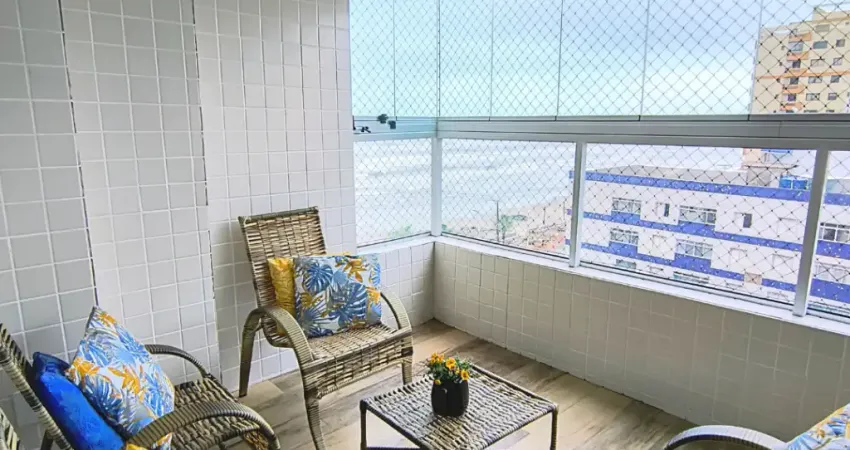 Apartamento com sacada gorumet vista mar