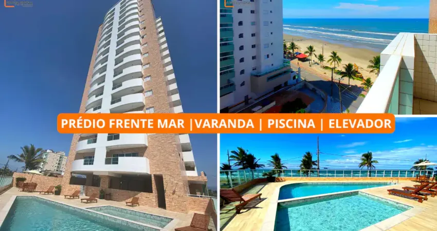 Prédio frente mar | Varanda vista mar | Piscina | Elevador